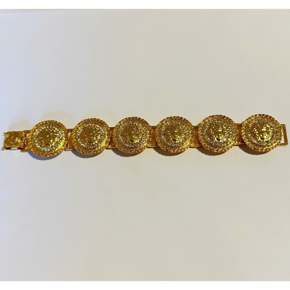 Gianni Versace Vintage Medusa Bracelet Gold